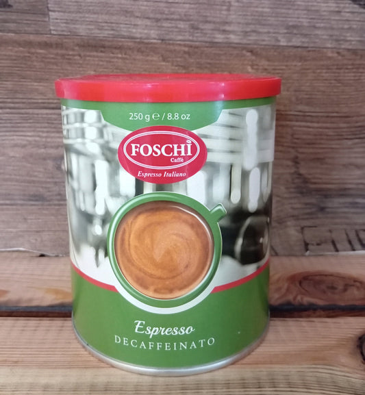 Foschi Café Espresso gemahlen Koffeinfrei 250gr.